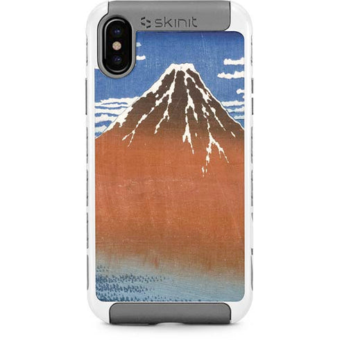 Hokusai Fuji Mountains in clear Weather iPhone Cases